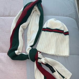 Gucci hat & scarf